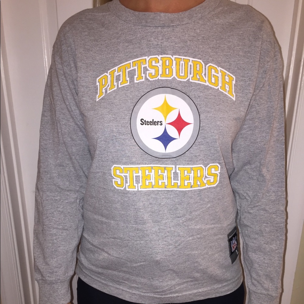 🌷HP 🎉 SALE NWOT Youth Steelers long sleeve T-shirt